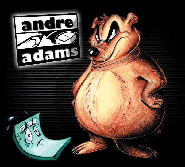 cartoon bear and scale by Andre Adams