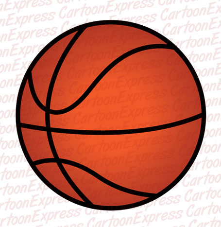 cartoon vector illustration basketball